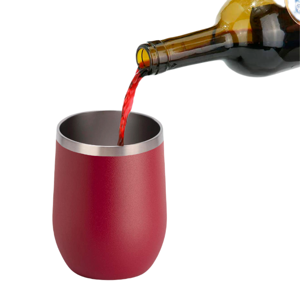 Termo Copa De Vino 355 Ml - Acero Doble Capa - Origami Home