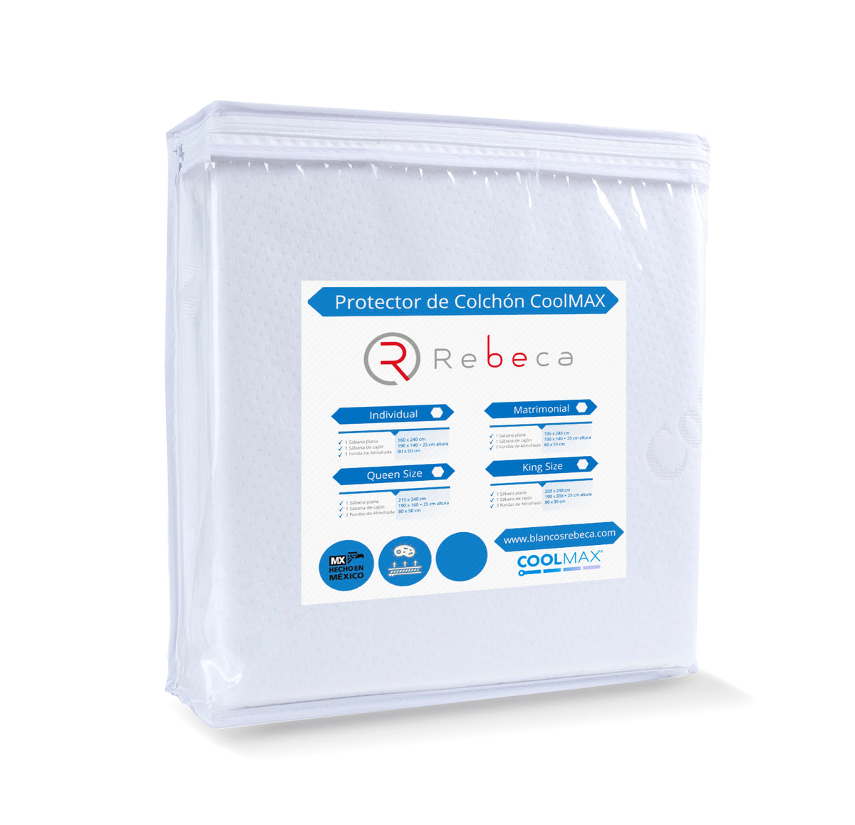 Protector de Colchón Impermeable CoolMAX