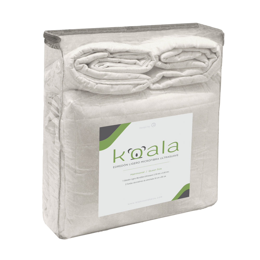 EDREDON LIGERO KOALA  -TAMAÑO Y COLOR A ELEGIR