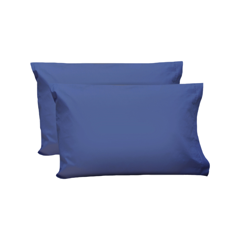 Par de Fundas De Almohada Estándar 200 -15 Colores A Elegir