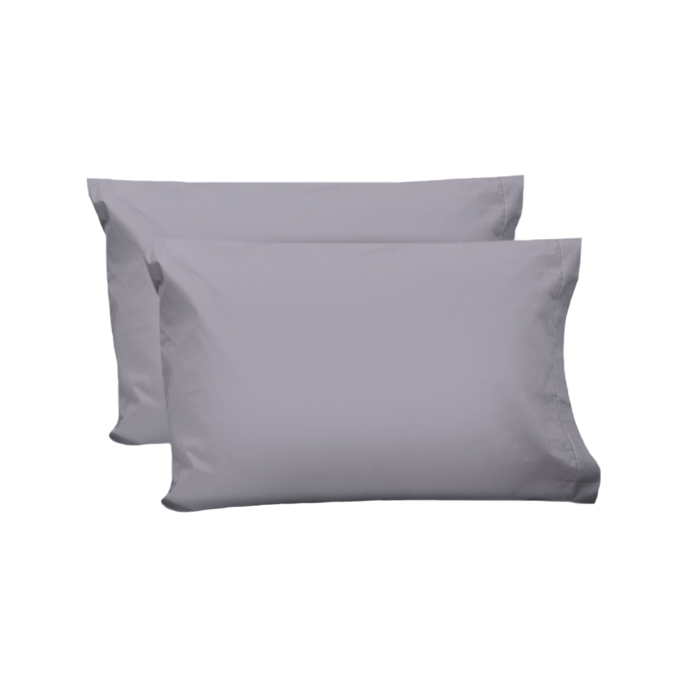 Par de Fundas De Almohada Estándar 200 -15 Colores A Elegir