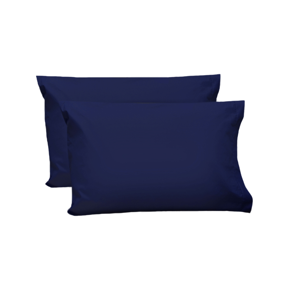 Par de Fundas De Almohada Estándar 200 -15 Colores A Elegir