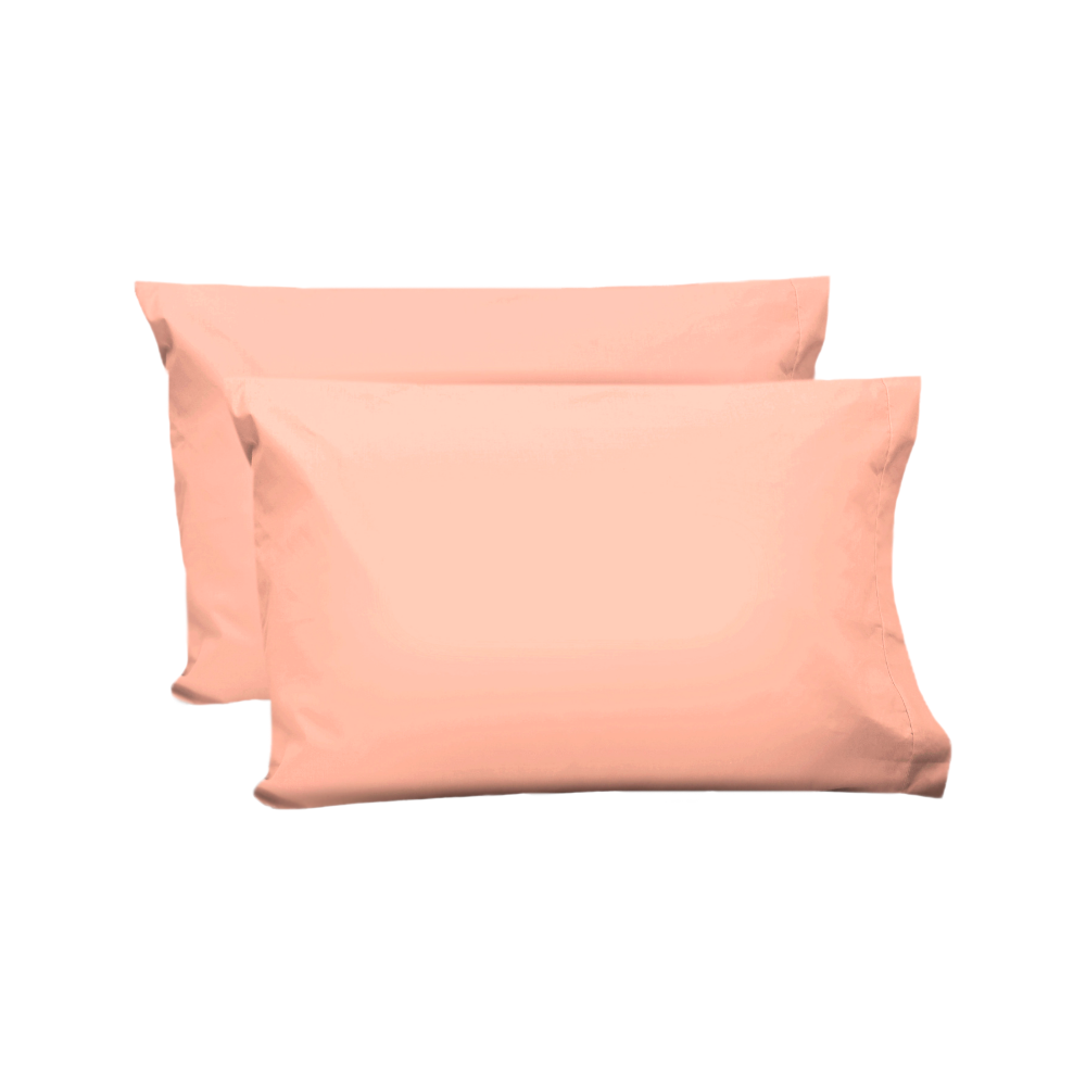 Par de Fundas De Almohada Estándar 200 -15 Colores A Elegir