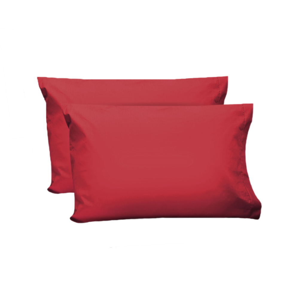 Par de Fundas De Almohada Estándar 200 -15 Colores A Elegir