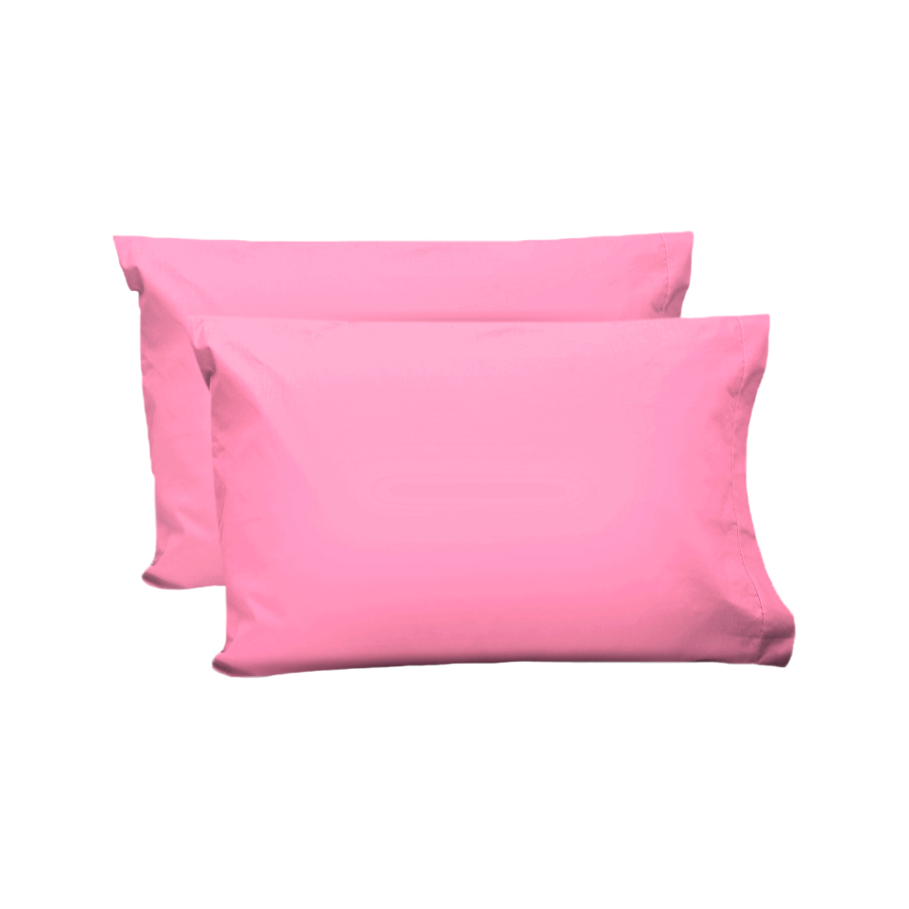 Par de Fundas De Almohada Estándar 200 -15 Colores A Elegir