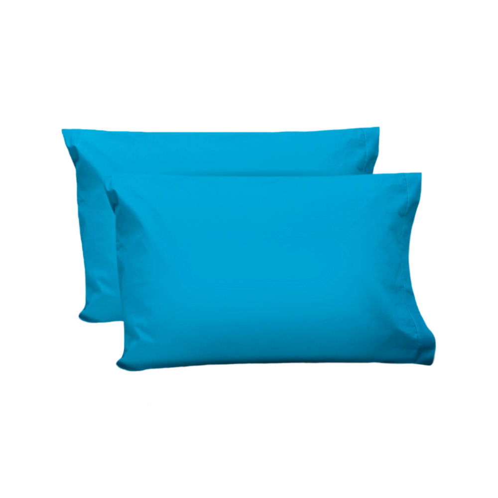 Par de Fundas De Almohada Estándar 200 -15 Colores A Elegir