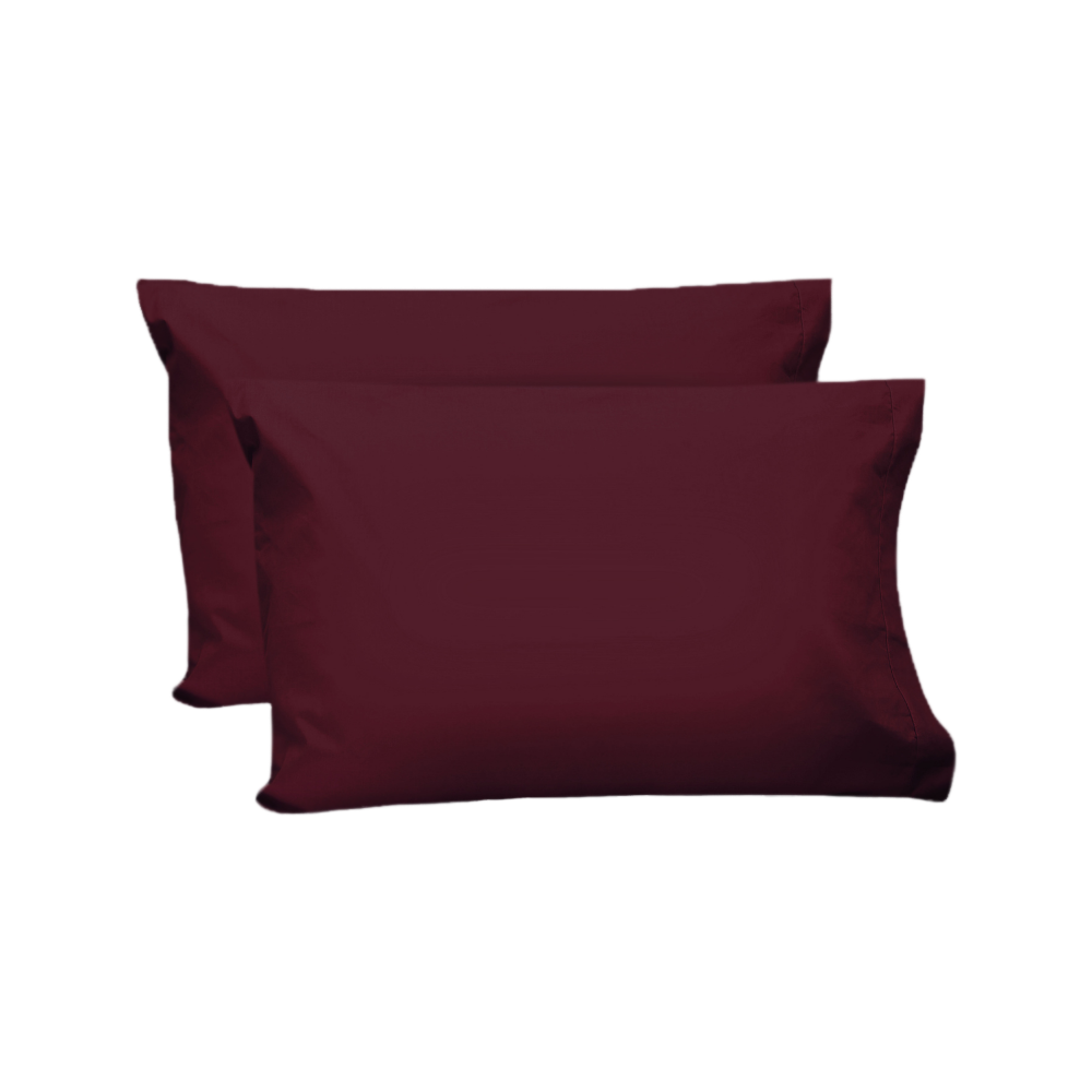 Par de Fundas De Almohada Estándar 200 -15 Colores A Elegir